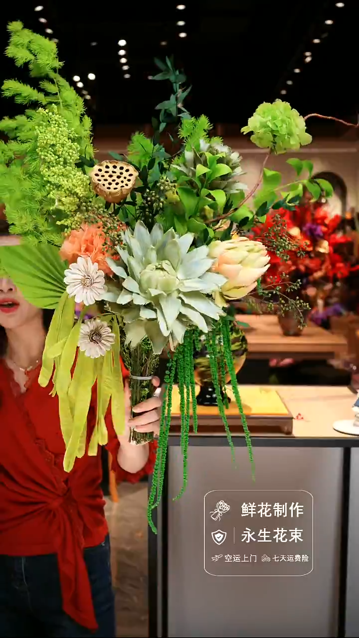 手工艺品琉璃手工花器花束空运包邮送货上门-以图片为准  