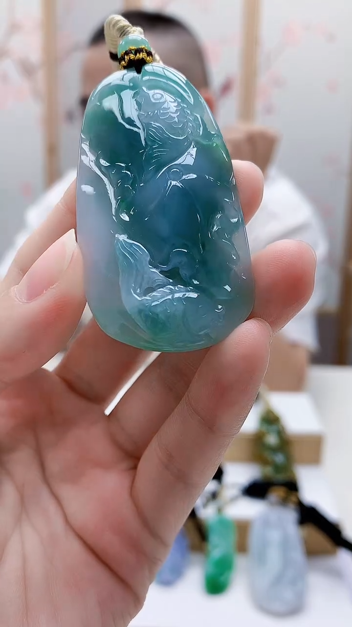 未镶嵌定制翡翠5167lr-毛货挂件33