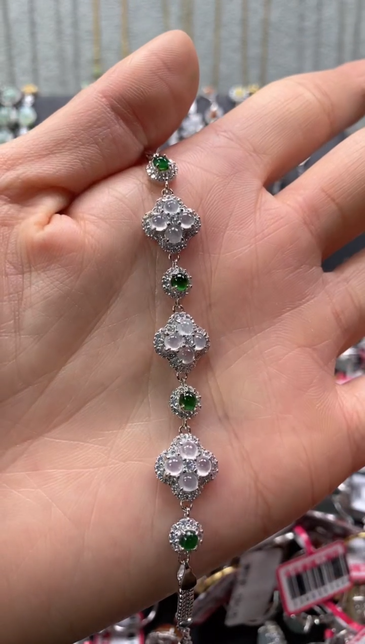 【闪购商品】翡翠戒指银S925镶嵌111111111     1