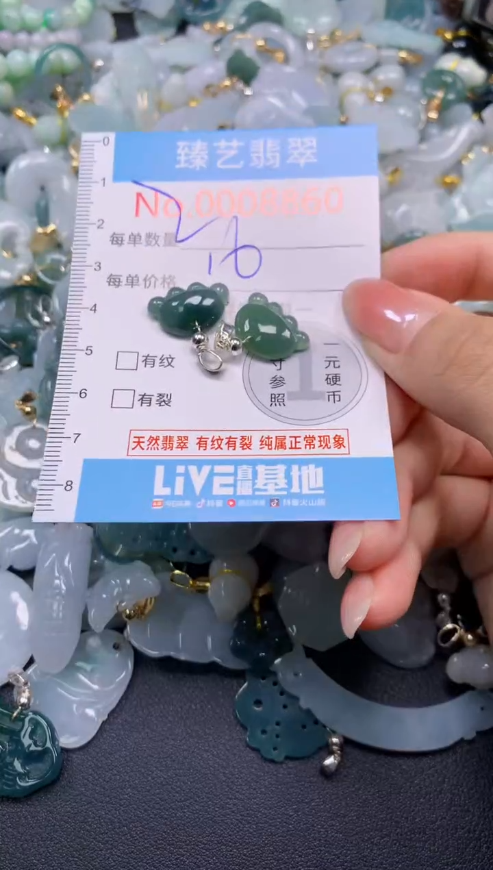 颈饰未镶嵌翡翠8860