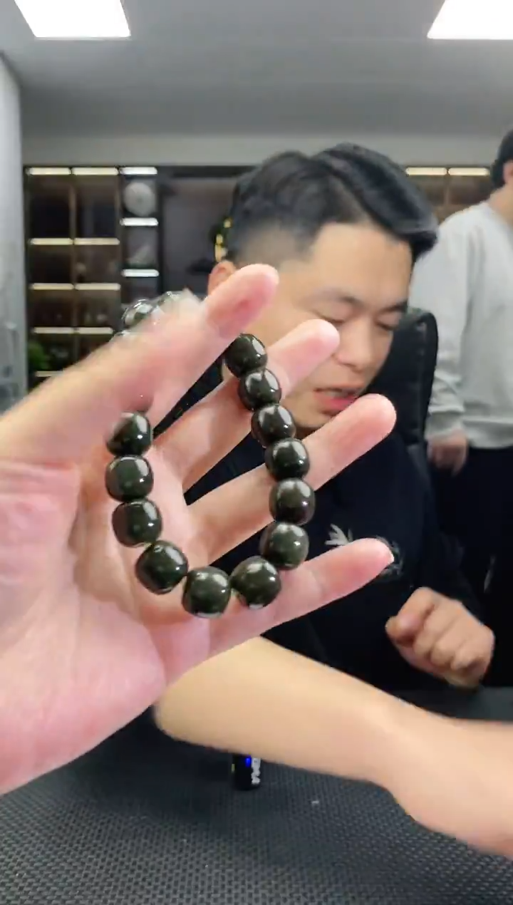 颈饰未镶嵌和田玉老型卡12手串清货1