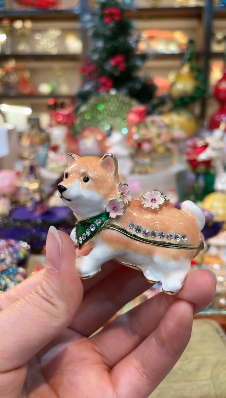 【闪购商品】 珐琅彩精致首饰盒