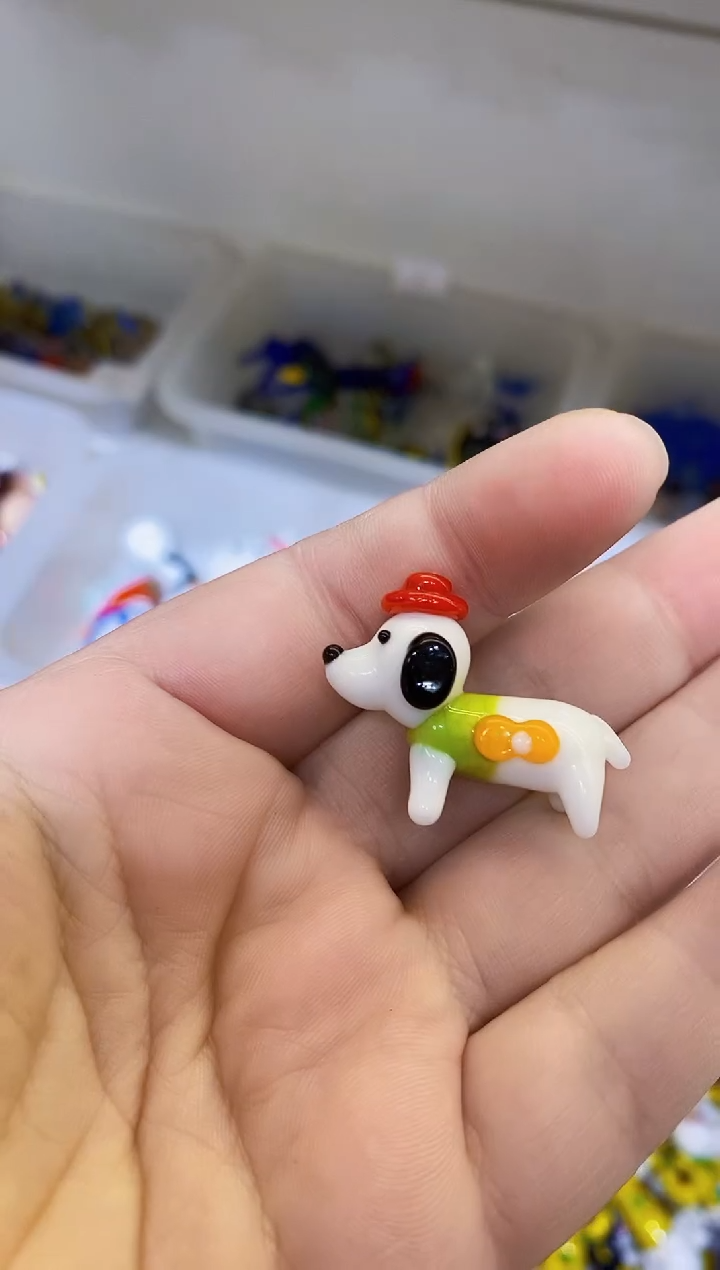 【闪购商品】琉璃手工艺品小狗