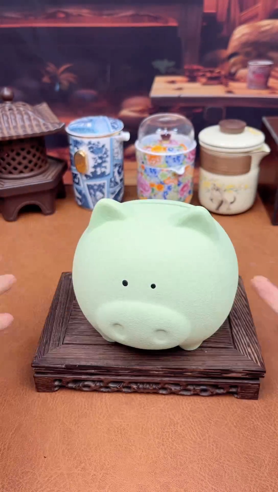 【闪购商品】陶瓷茶具摆件茶叶罐
