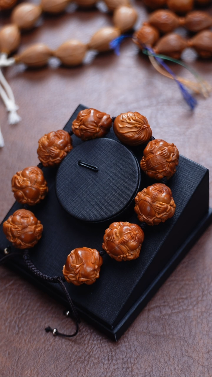 手串橄榄核王*某苏工橄榄核