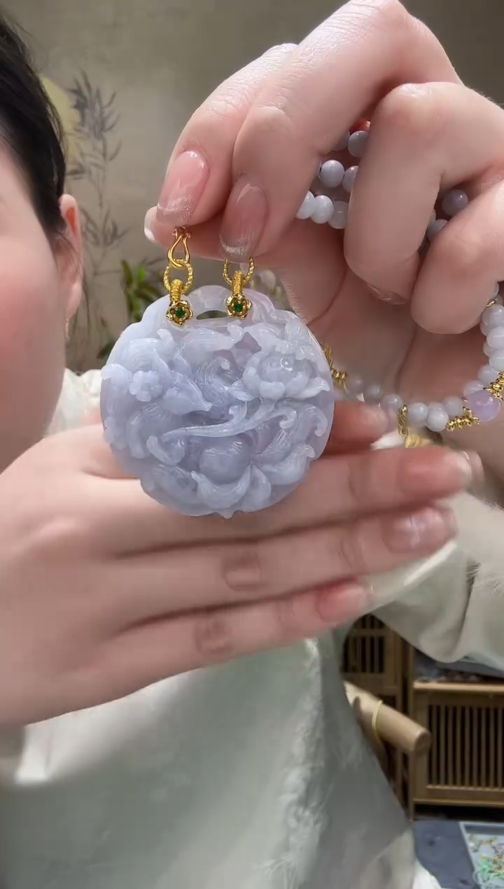 【闪购商品】翡翠颈饰未镶嵌吊坠