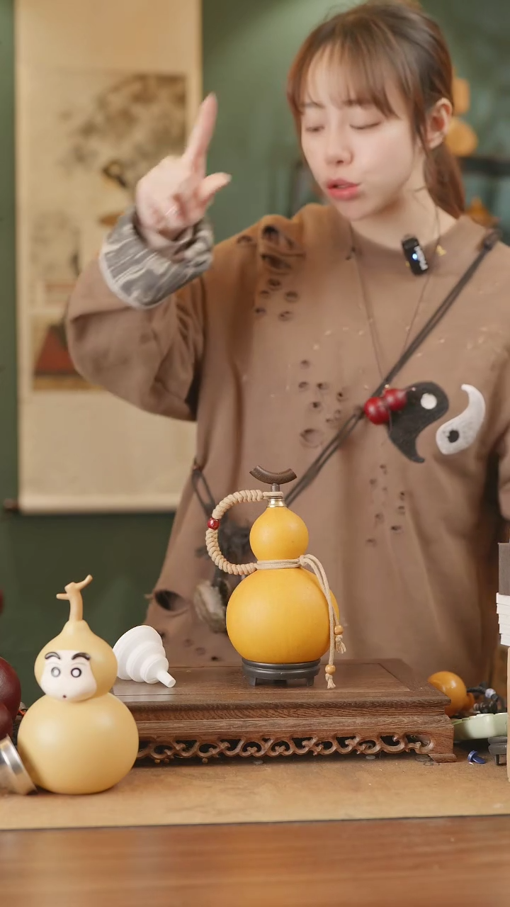 【闪购商品】290号精品天然大漆工艺防渗内胆酒葫芦~