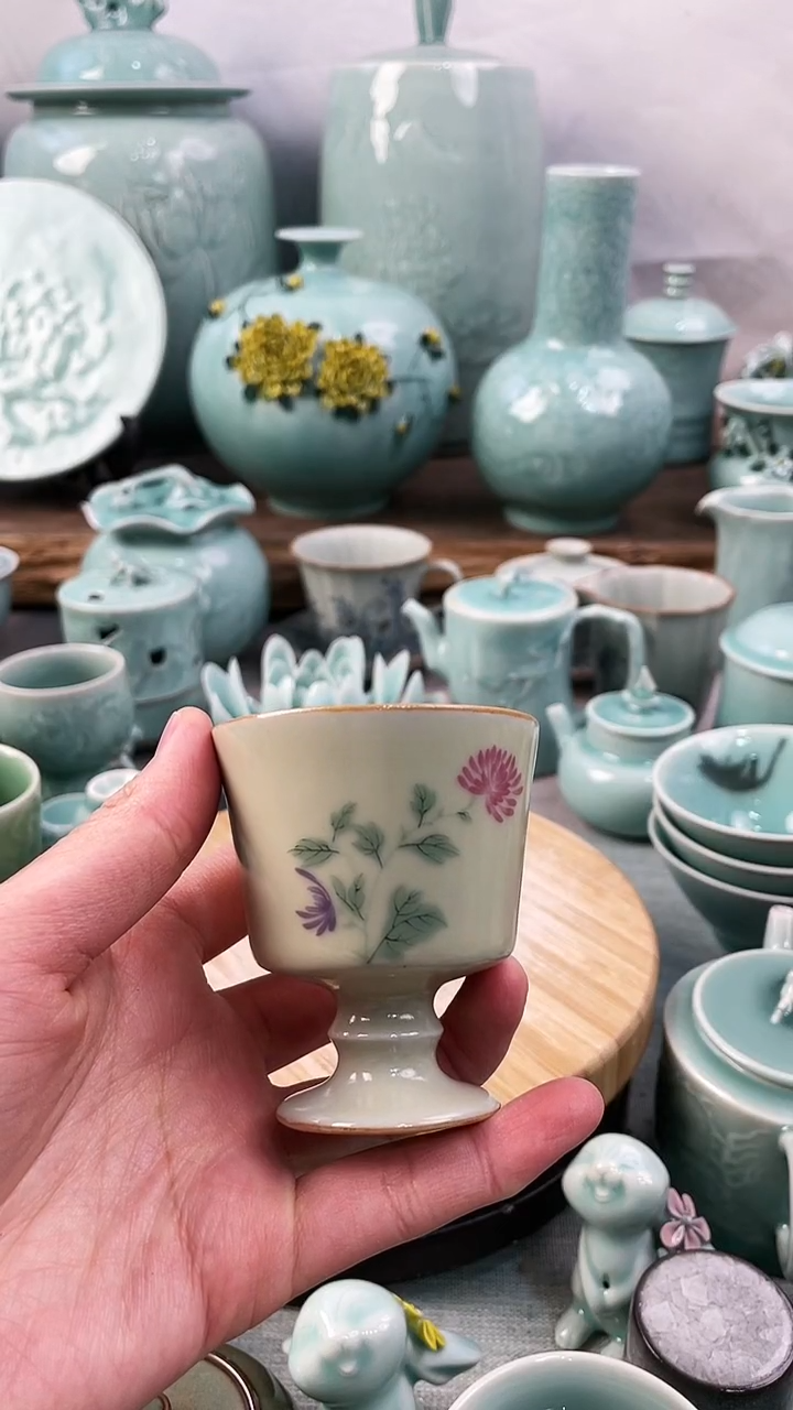 【闪购商品】特价 微瑕 慧仙青瓷