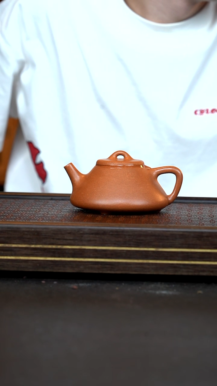茶壶紫砂www     金降坡     子冶石瓢     240cc