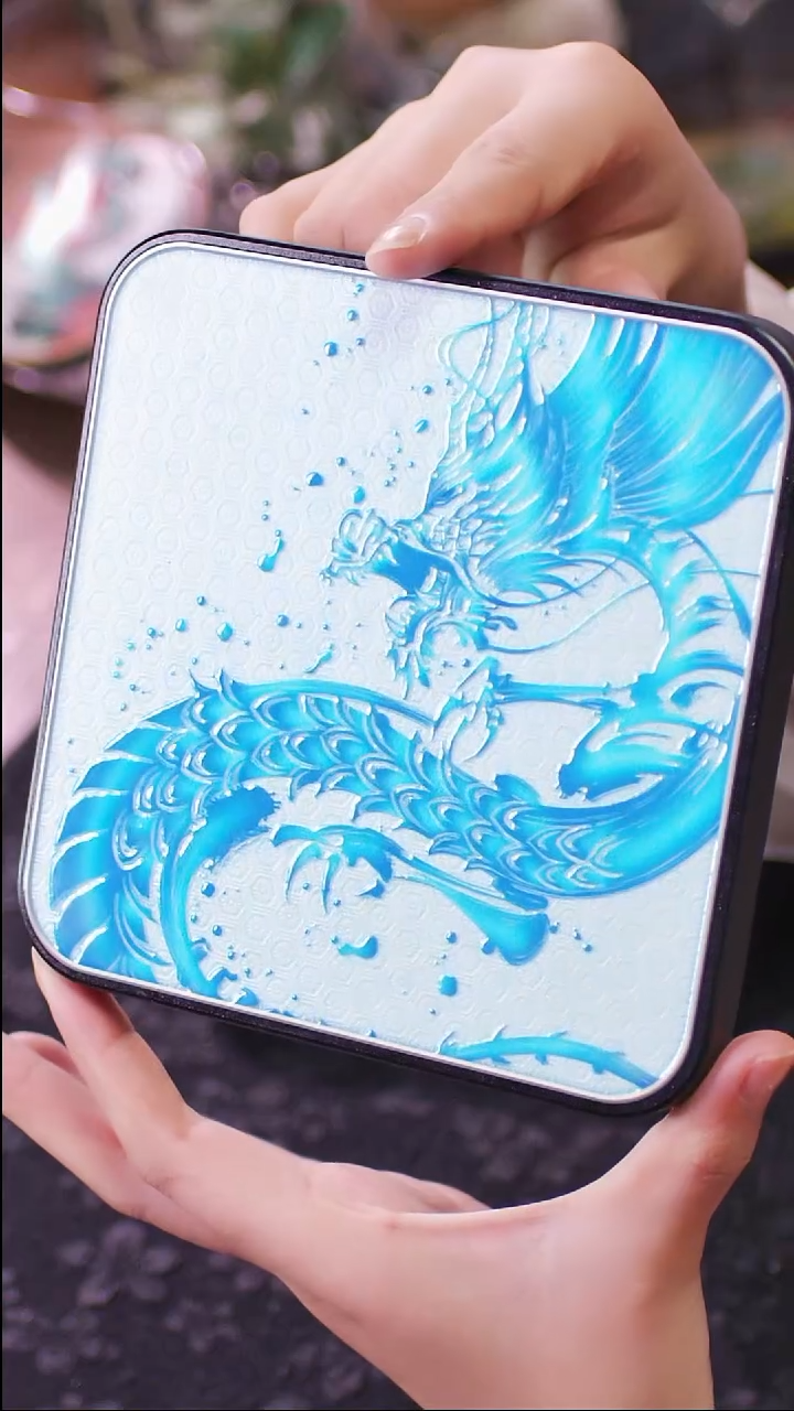 壹藏贰宝应龙图案大垫子一片