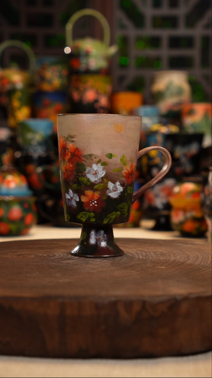 油画   手绘 釉下彩