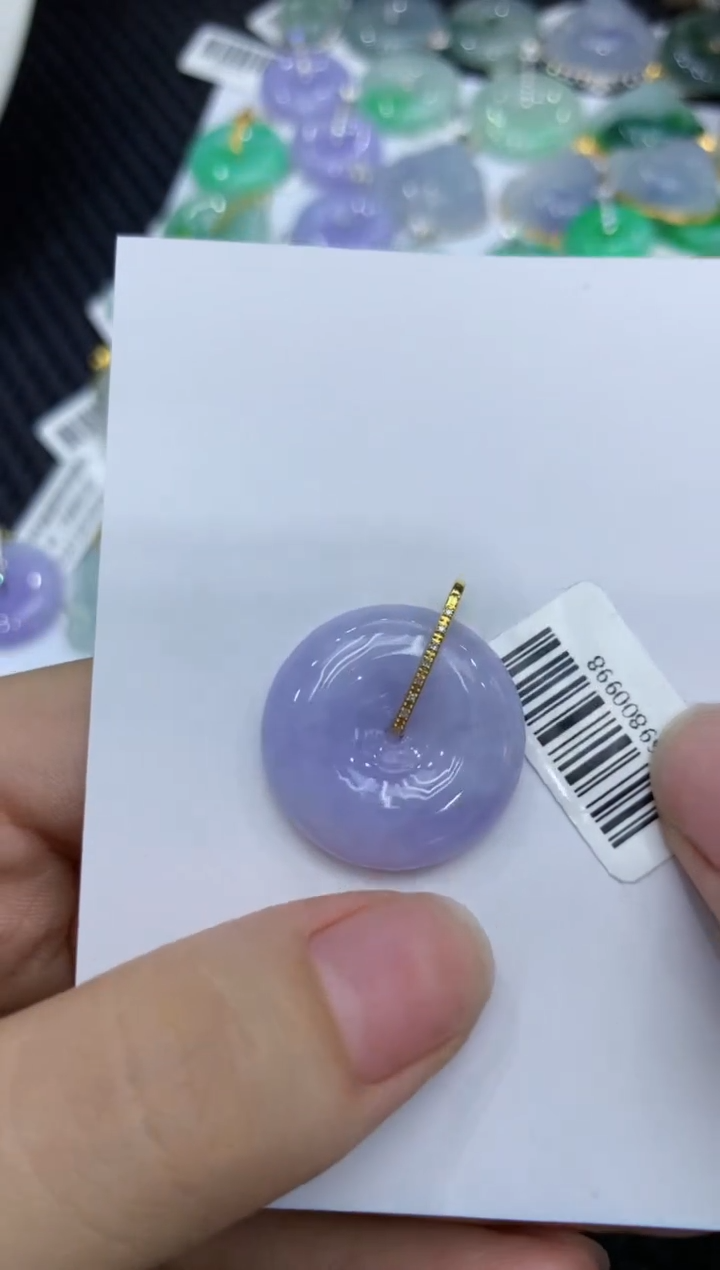 【闪购商品】翡翠颈饰18K金镶嵌111111111111