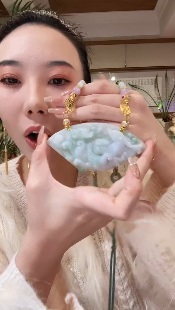 【闪购商品】翡翠颈饰未镶嵌国风