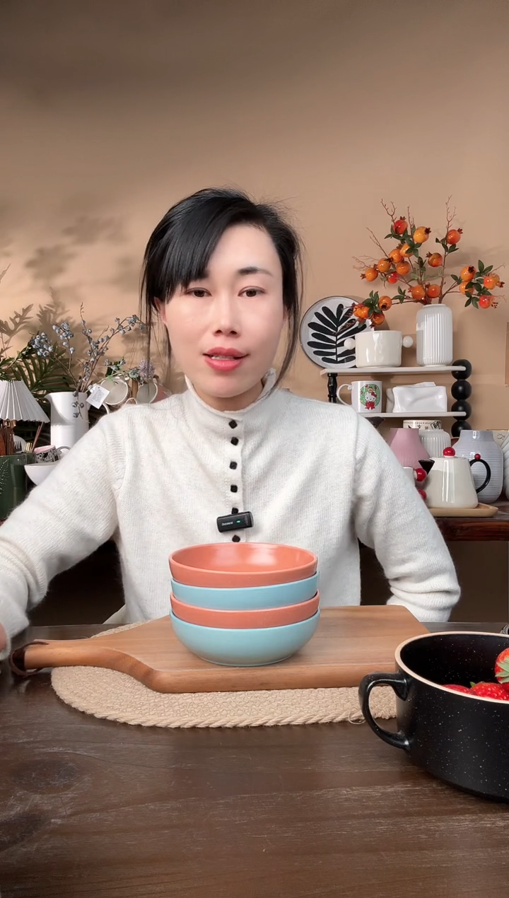 【闪购商品】瓷片5.3英寸小碟4只微瑕