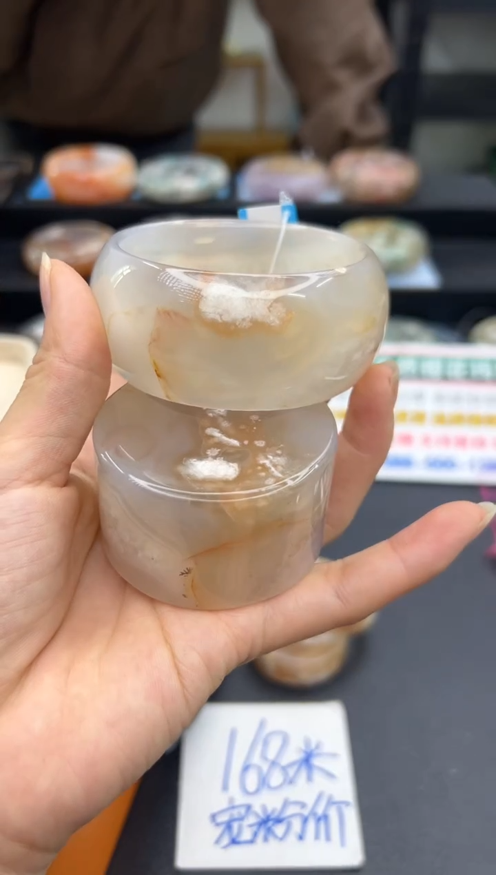 【闪购商品】石英质玉手镯未镶嵌A283(59圈赠送镯心)