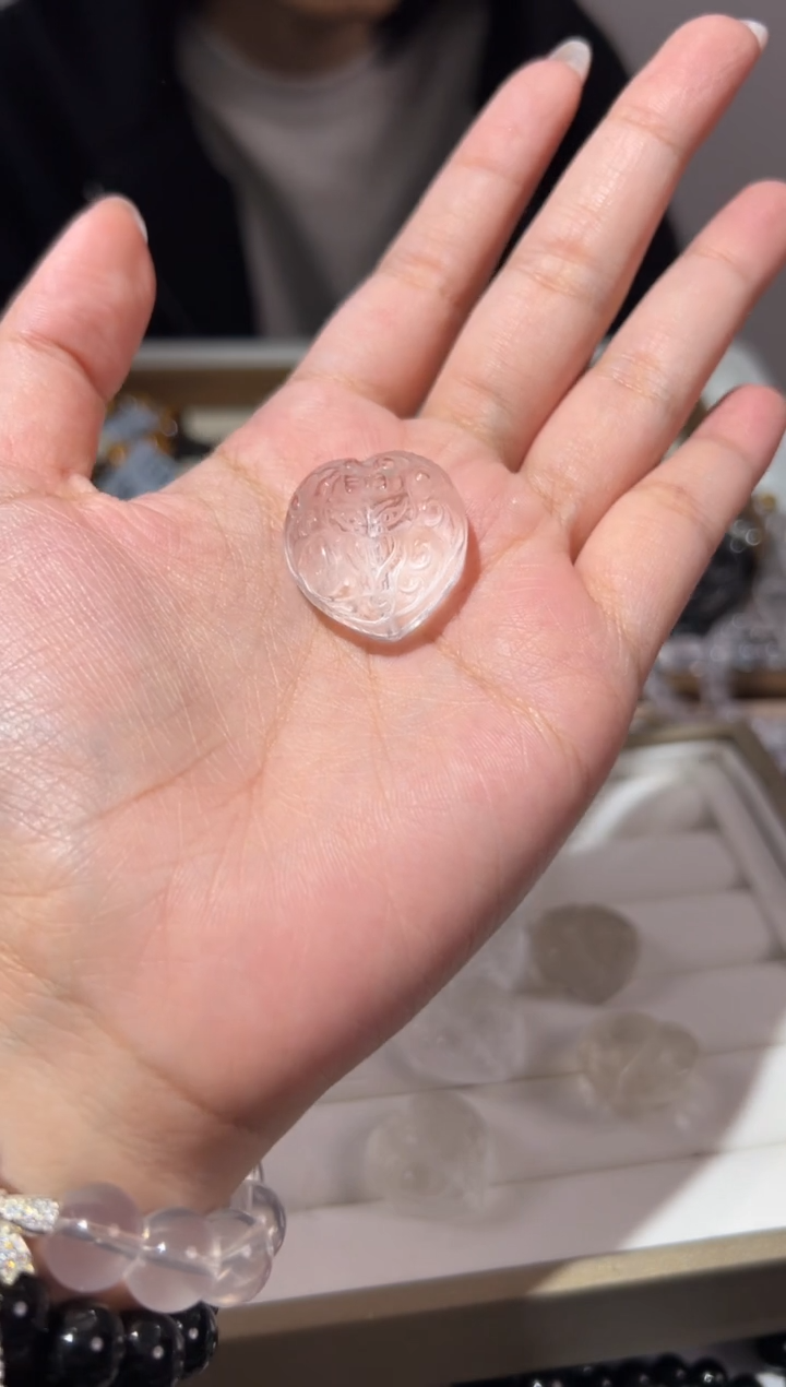 【闪购商品】水晶手链未镶嵌爱心白水晶狐狸牌