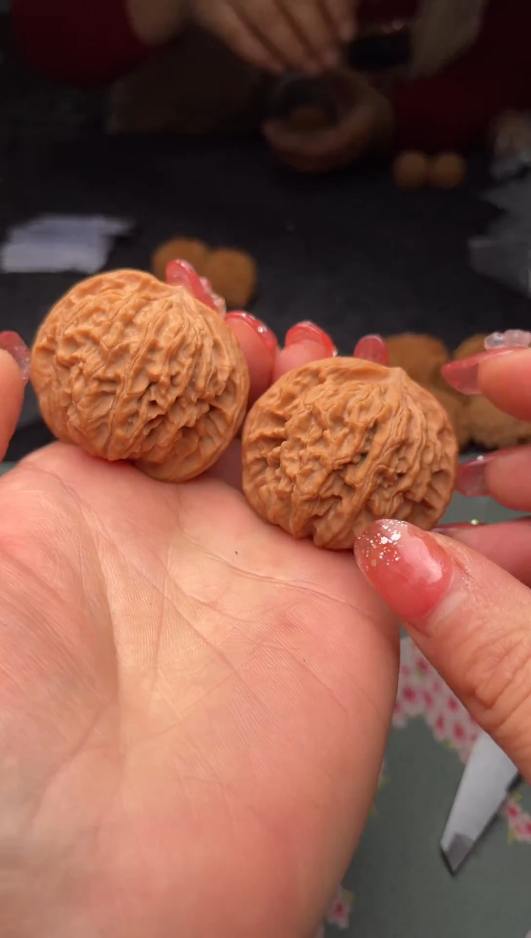 把件文玩核桃a250   盘龙纹   42尺