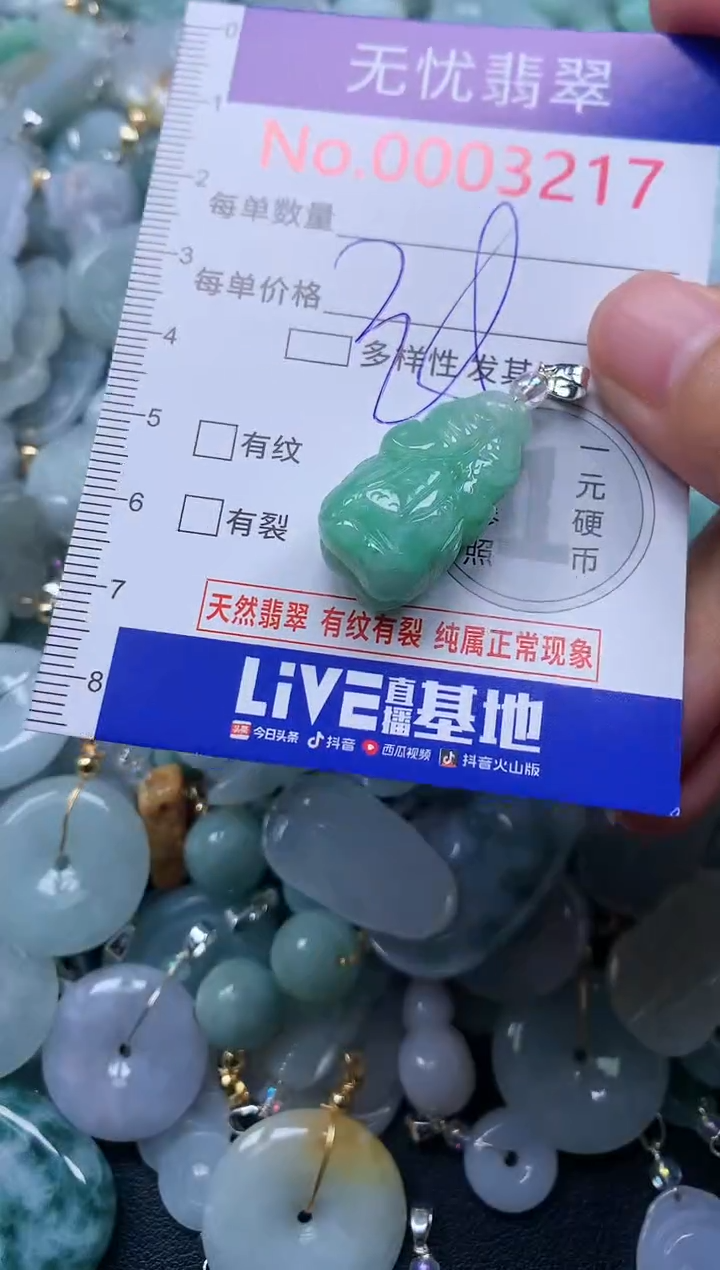 颈饰未镶嵌翡翠3217