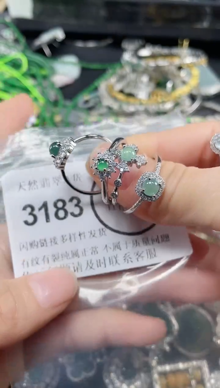 颈饰未镶嵌翡翠............