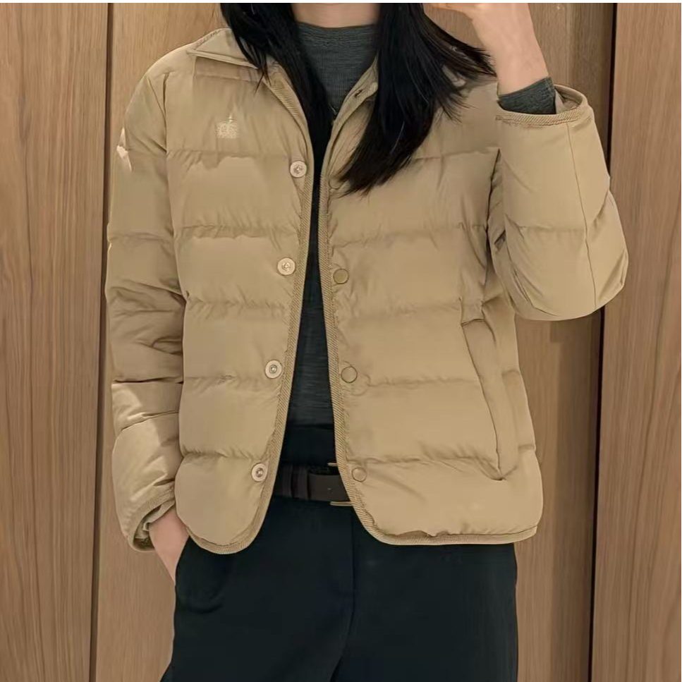 『朱小姐』25冬季短款翻领气质显瘦鹅绒服 G724