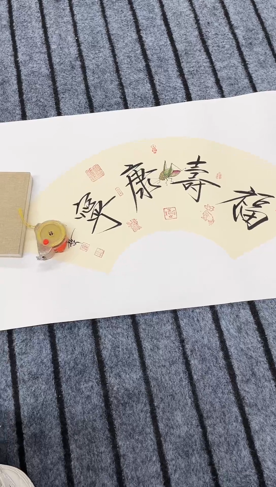 国画精品虫草作品