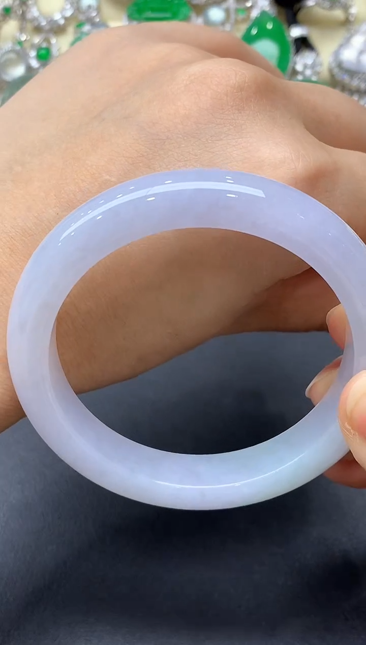 未镶嵌手镯翡翠257-中国好珍宝