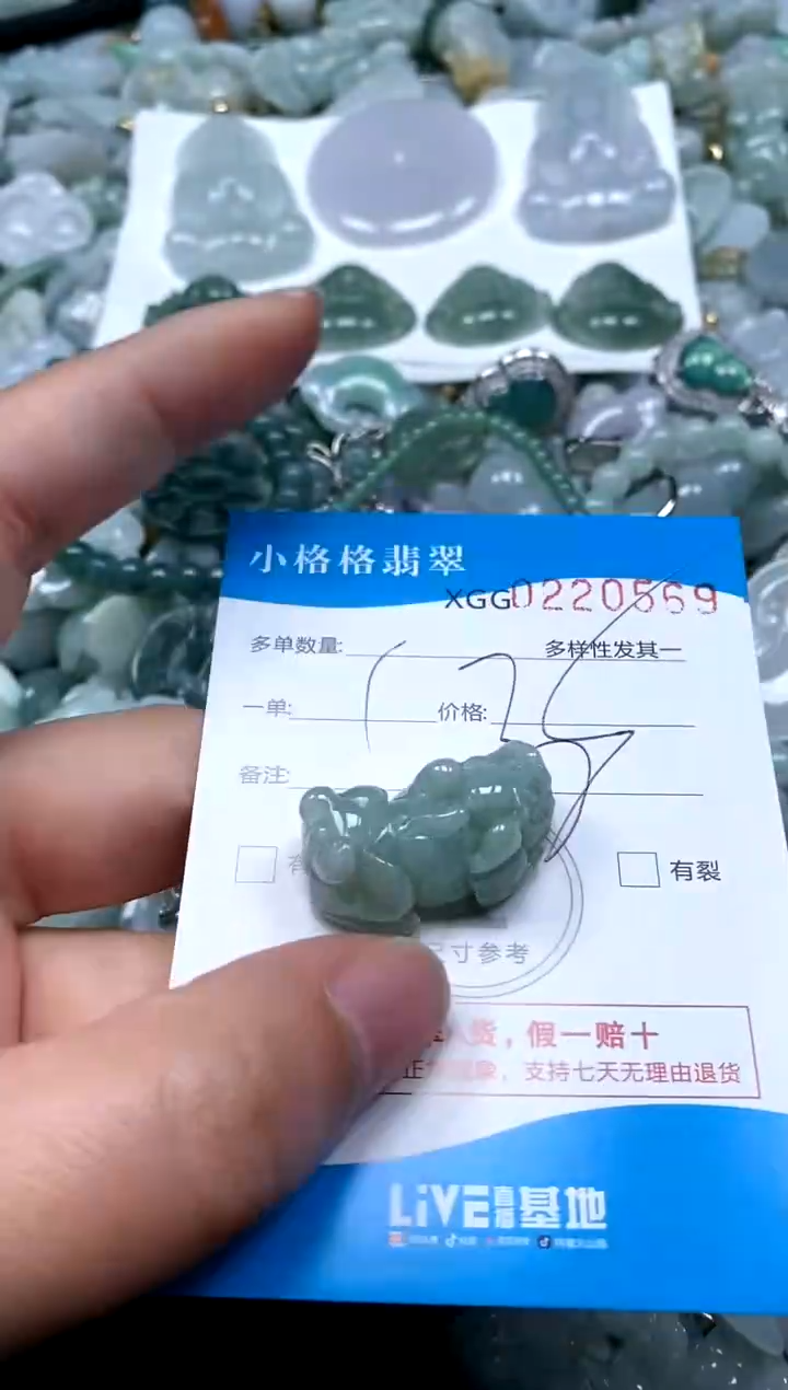 【闪购商品】翡翠颈饰未镶嵌闪购商品0220569