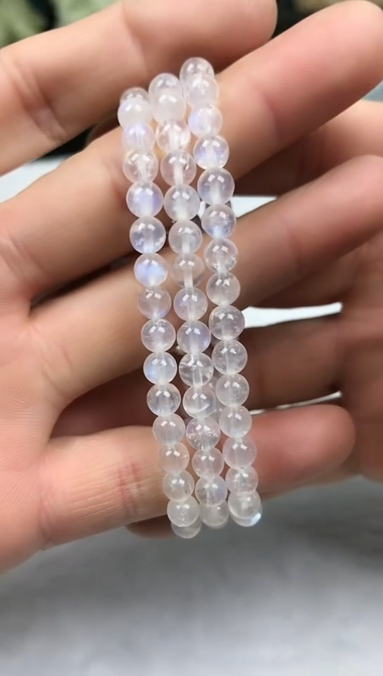 【闪购商品】月光石手链未镶嵌【6MM】