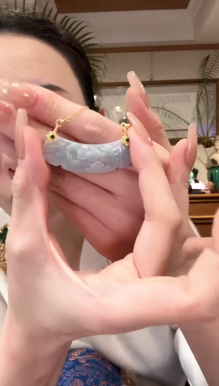 【闪购商品】翡翠颈饰未镶嵌国风