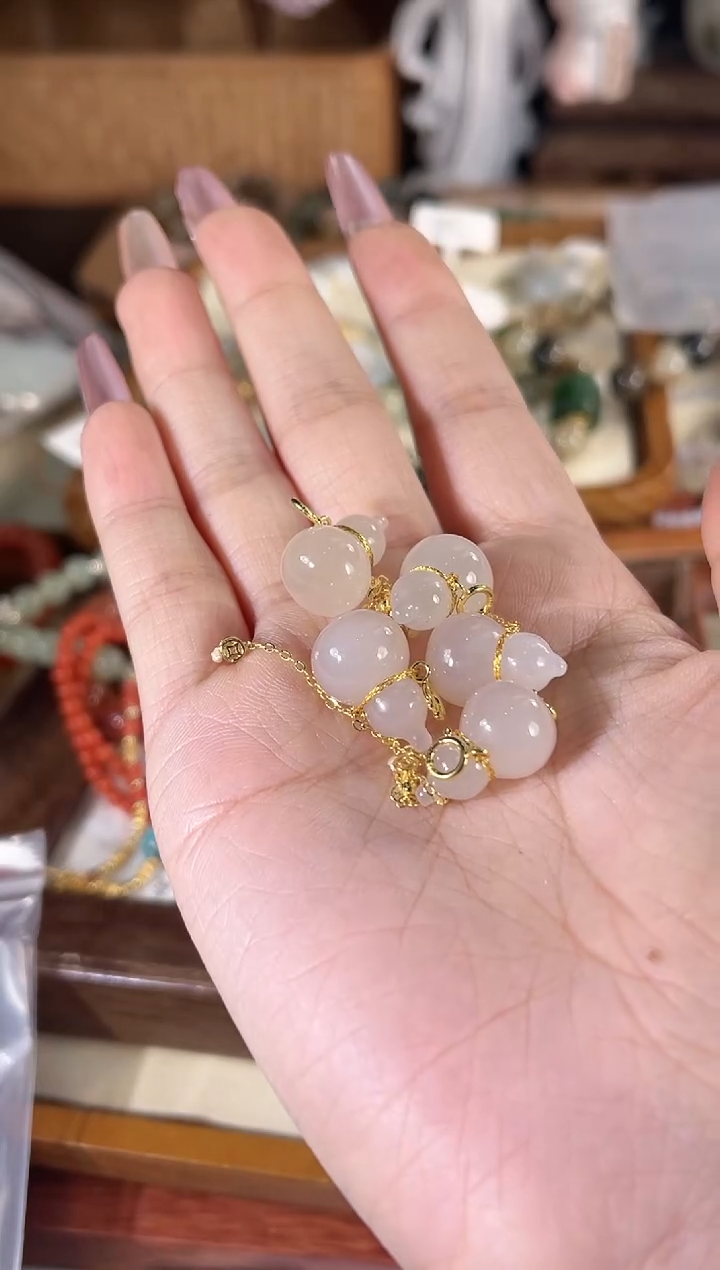 吊坠(不含链)银S925镶嵌和田玉多样性发其一孤品默认微瑕