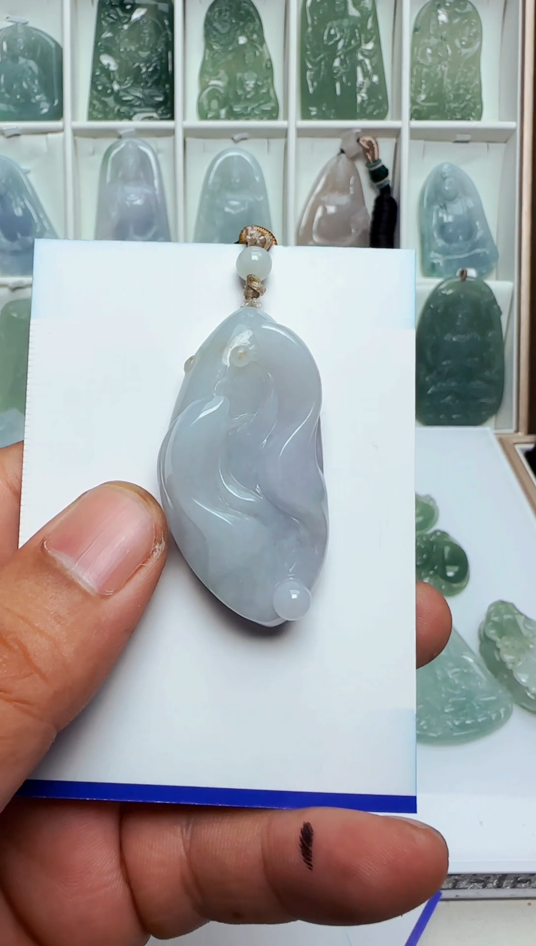 【闪购商品】翡翠颈饰未镶嵌缅甸天然A货翡翠