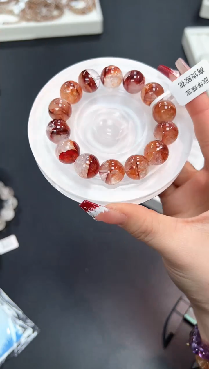 【闪购商品】水晶手串未镶嵌62A3多样性发其一1条默认微瑕