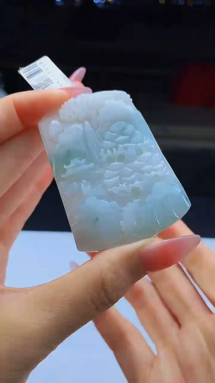 颈饰未镶嵌翡翠天然A货翡翠