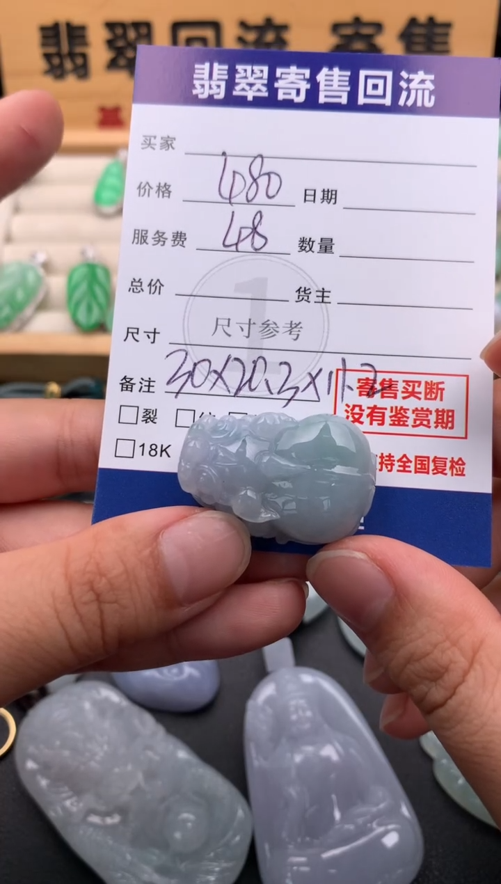 颈饰未镶嵌翡翠10144011