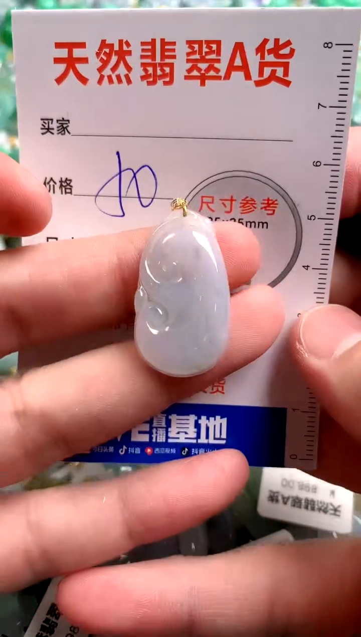 【闪购商品】翡翠颈饰18K金镶嵌13007732