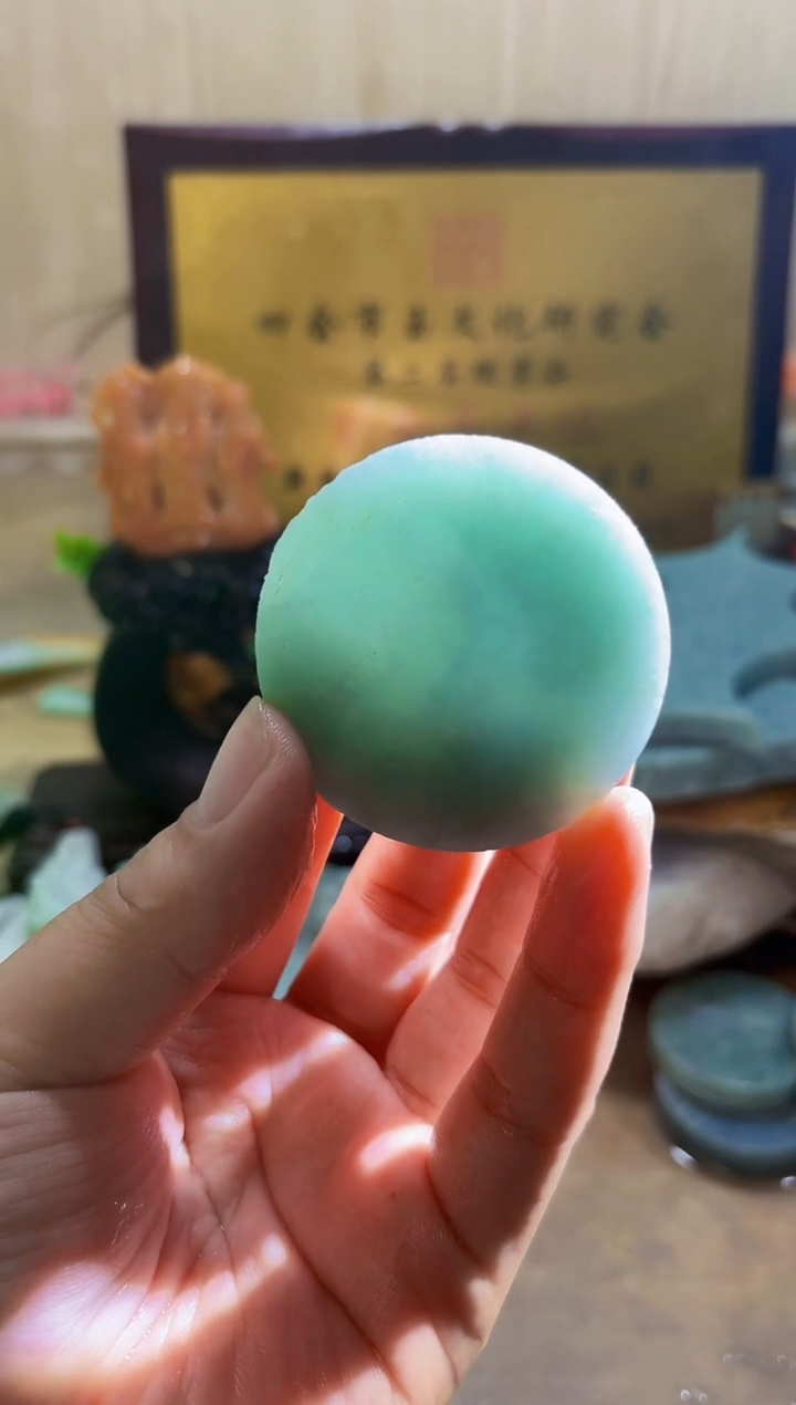 翡翠挂件未镶嵌A货常星3003