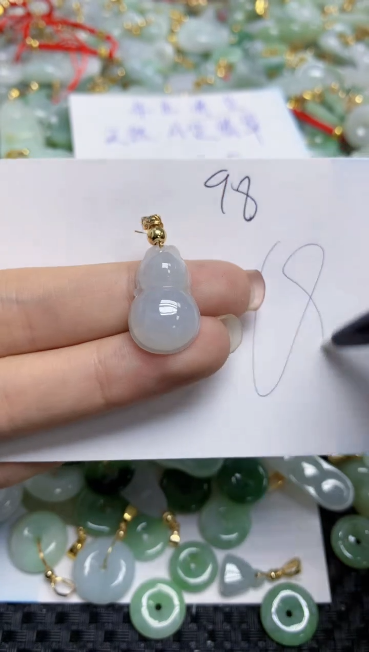 【闪购商品】翡翠颈饰合金   天然A货翡翠