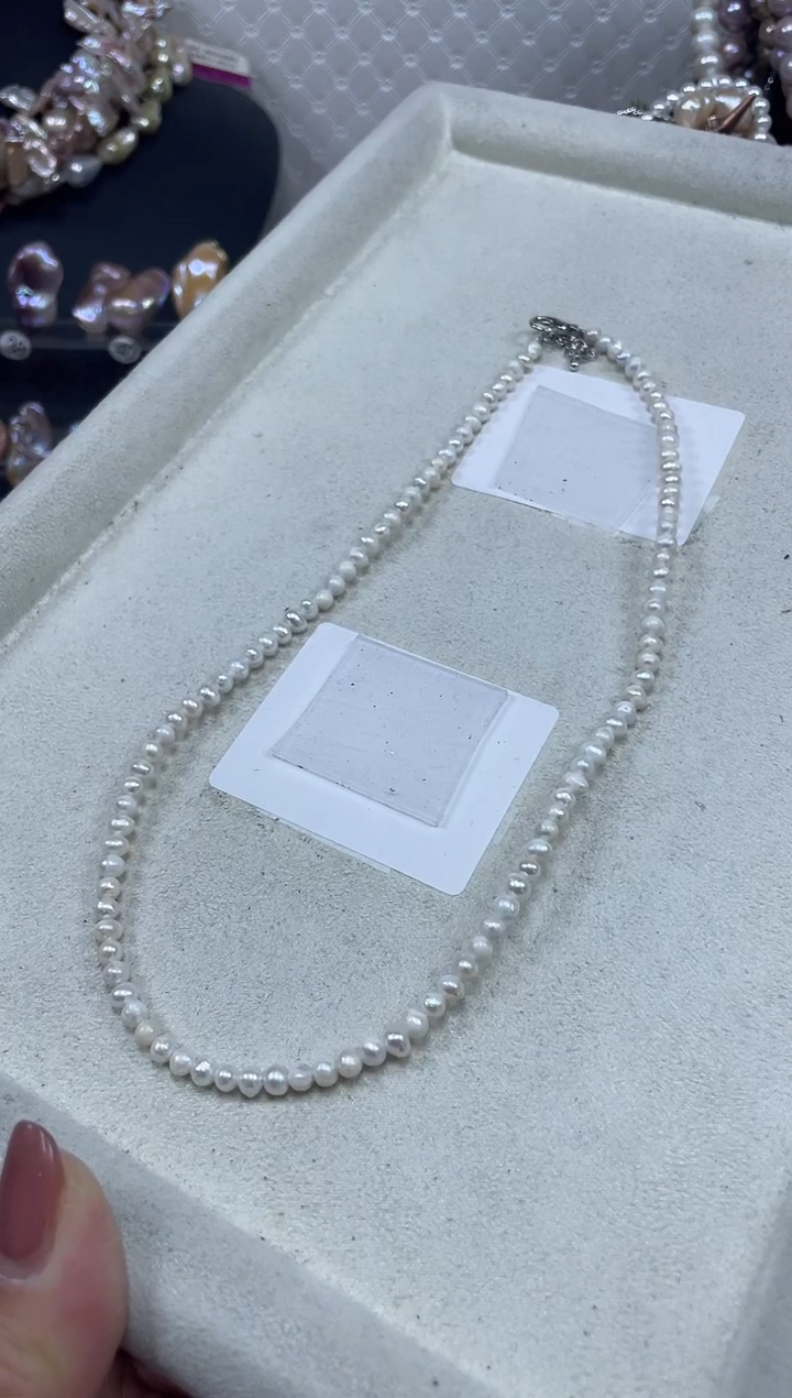 【闪购商品】淡水珍珠项链未镶嵌【纯恬珍珠】