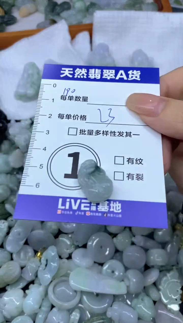 颈饰未镶嵌翡翠天然翡翠A货批量多样性发一件