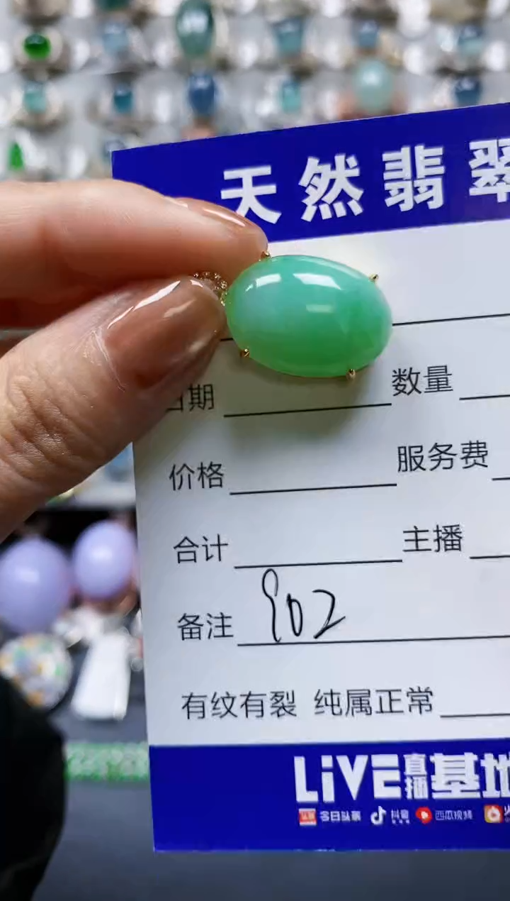 【闪购商品】翡翠颈饰银S925镶嵌0902