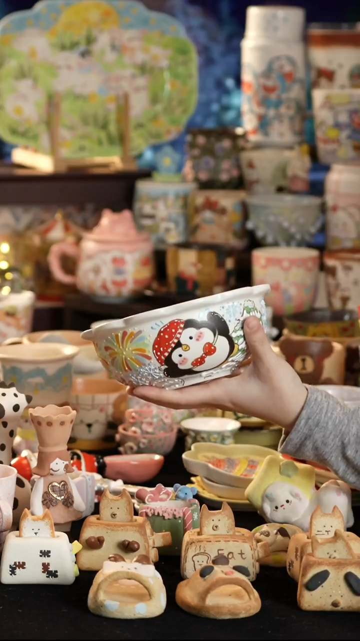 其他陶景德镇釉下彩手绘设计师款陶瓷