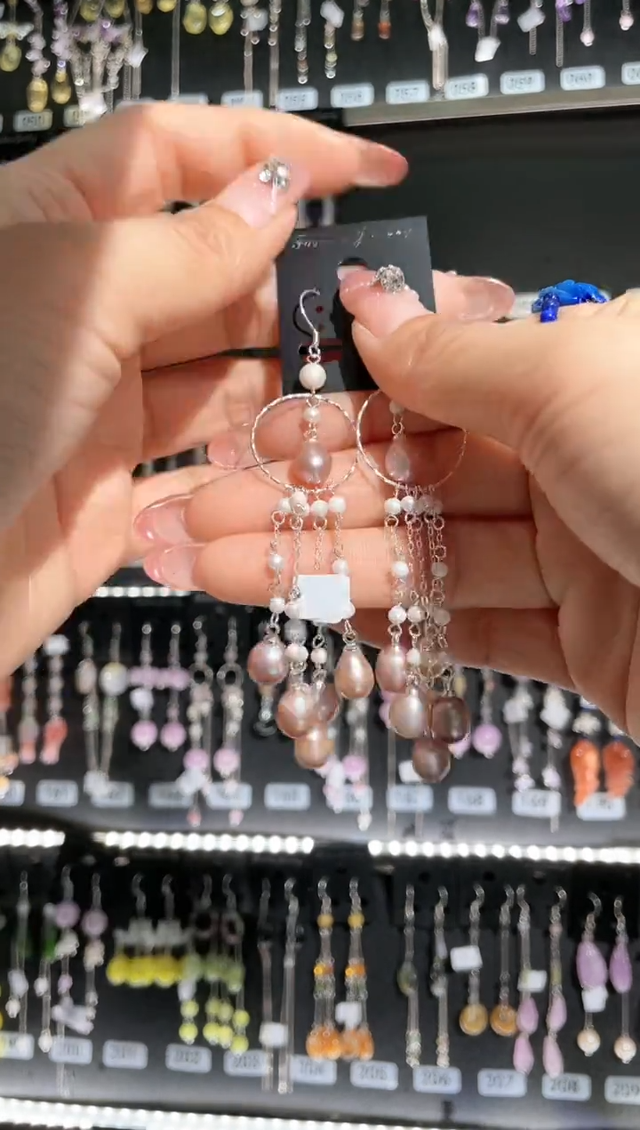 【闪购商品】紫晶耳饰银S925镶嵌 w111111