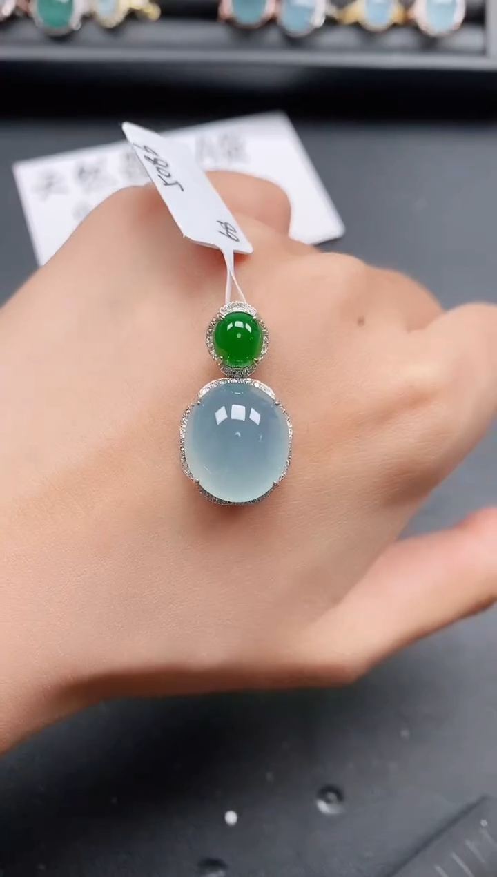 银S925镶嵌戒指翡翠11111