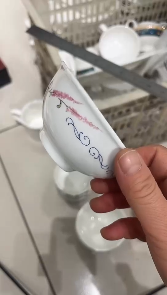 骨瓷3个4碗隆达骨瓷