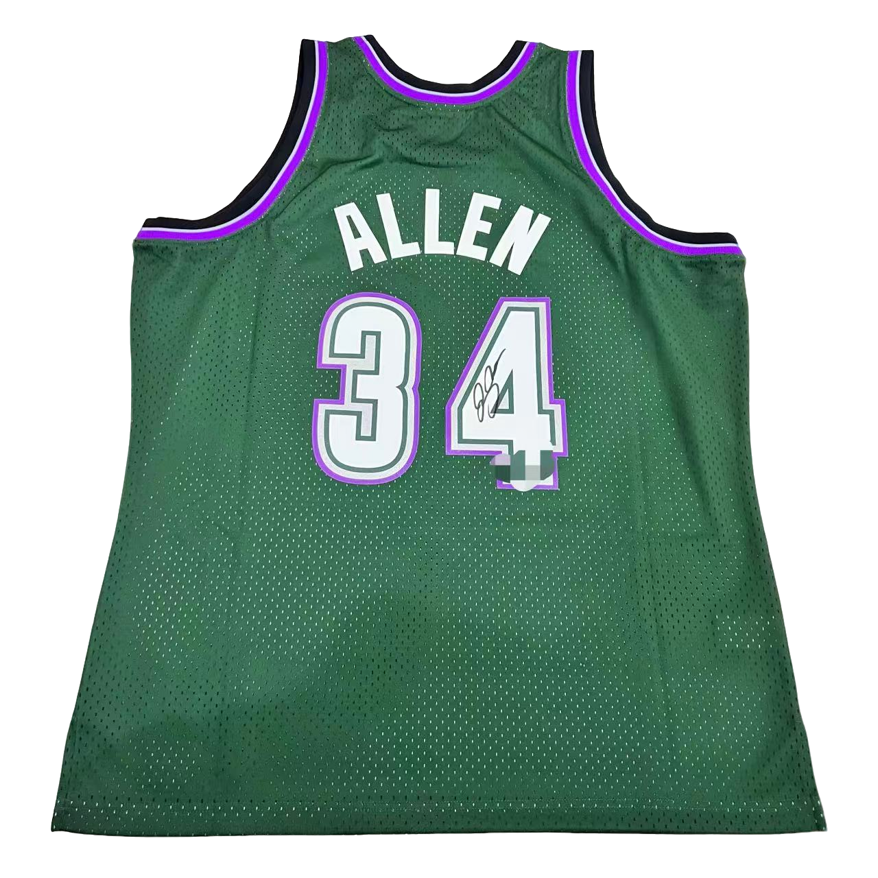 【KinSign】 雷阿伦亲签 雄鹿队亲签球衣 球衣收藏（含BK证书）