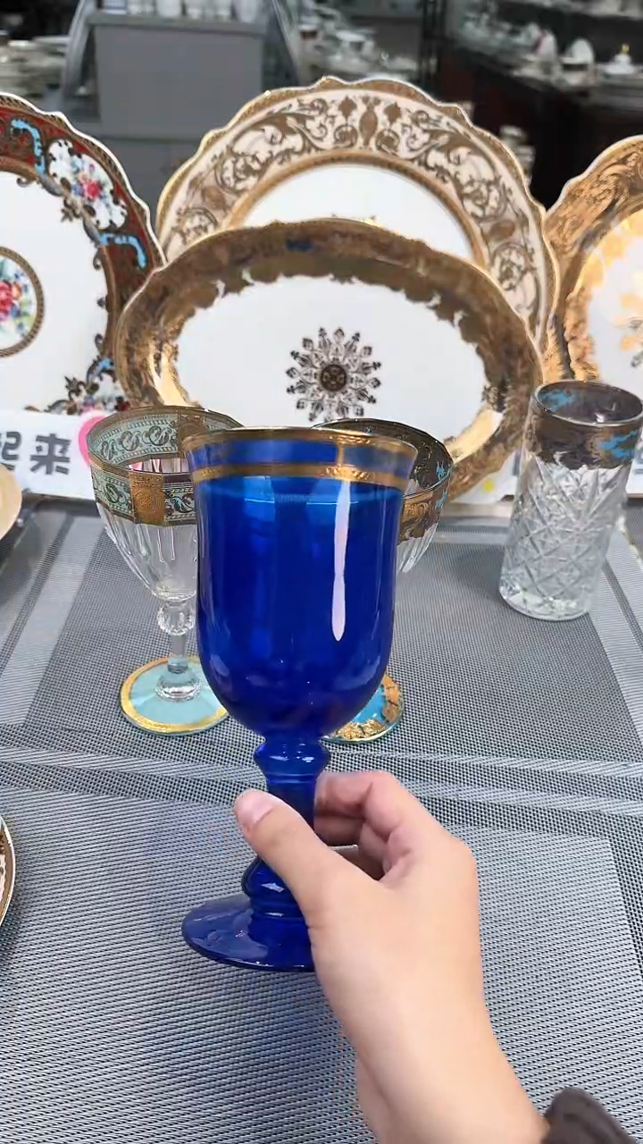 【闪购商品】瓷片水晶玻璃杯  福利价