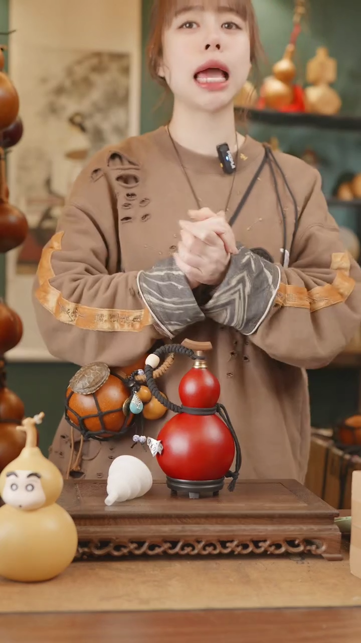 【闪购商品】2号精品天然大漆工艺防渗内胆酒葫芦~