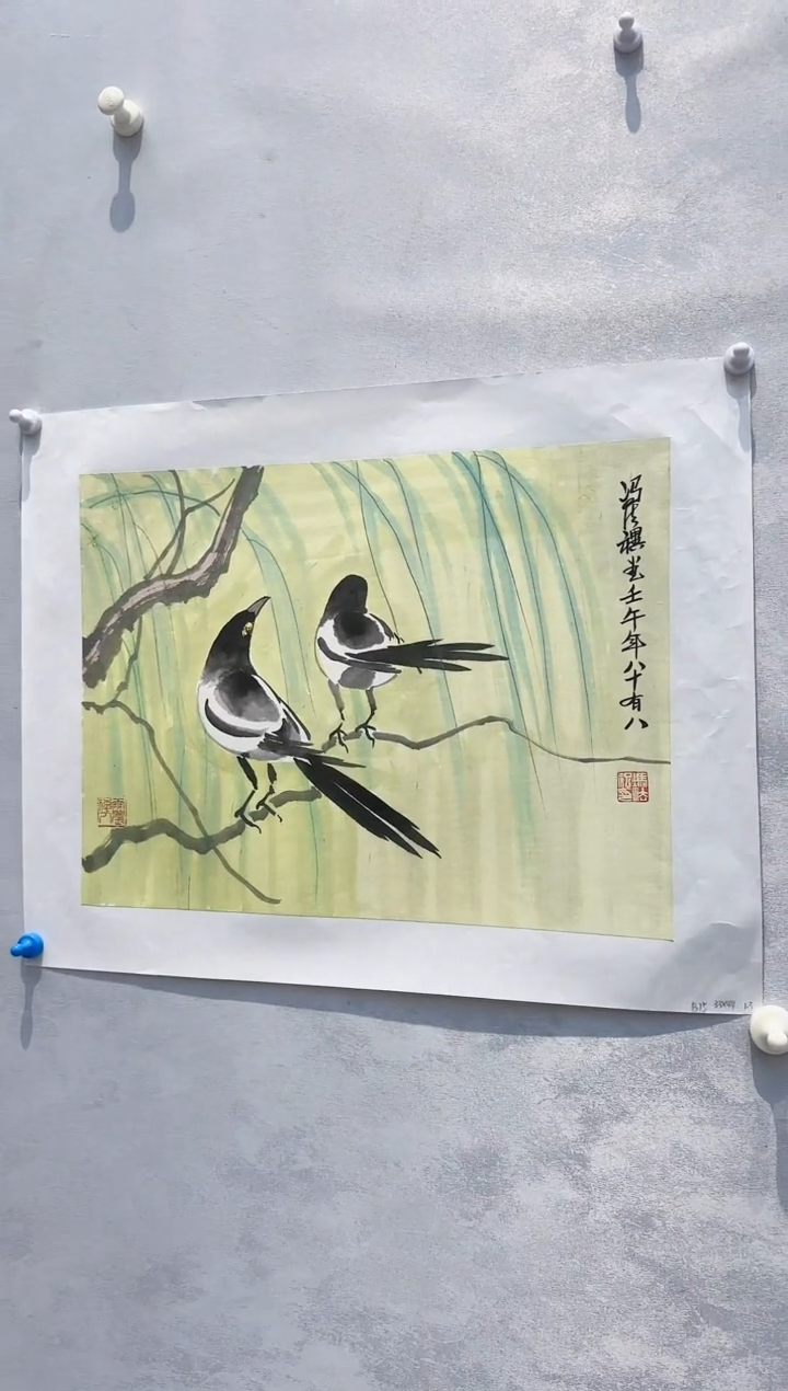 国画冯老师作品分享