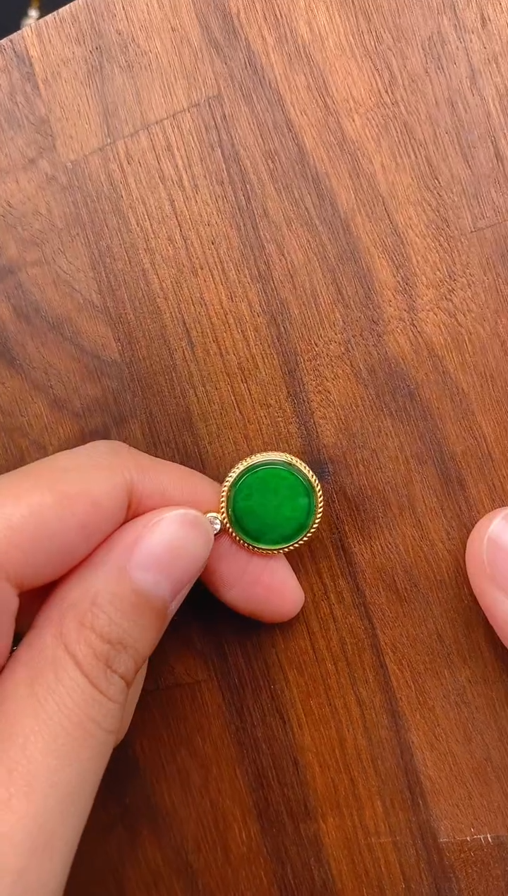 【闪购商品】翡翠吊坠(不含链)银S925镶嵌大无事牌