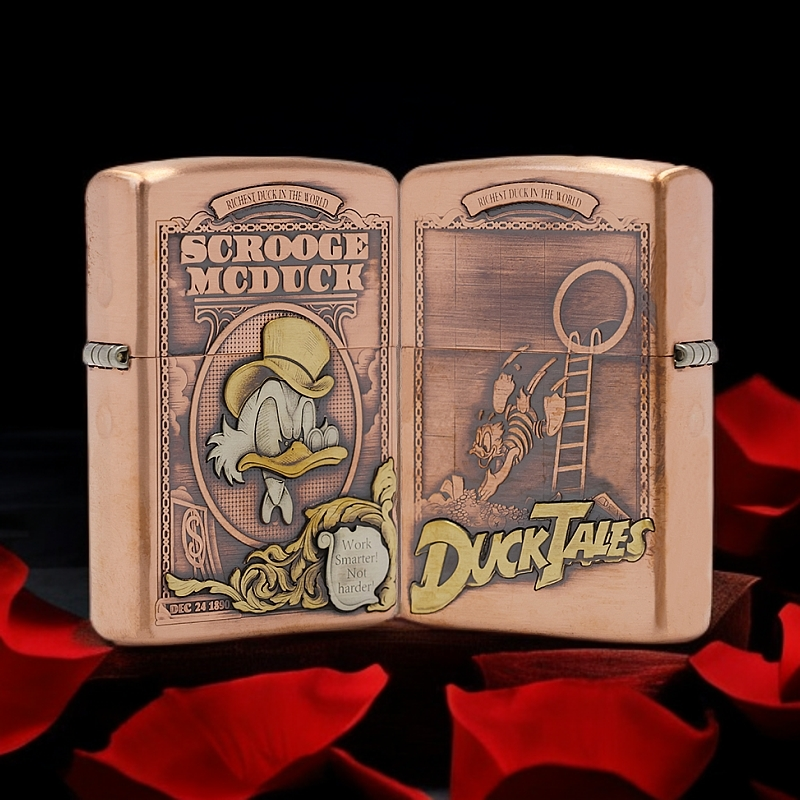 ZIPPO/之宝紫铜机【鸭子】正品煤油打火机KF-DF